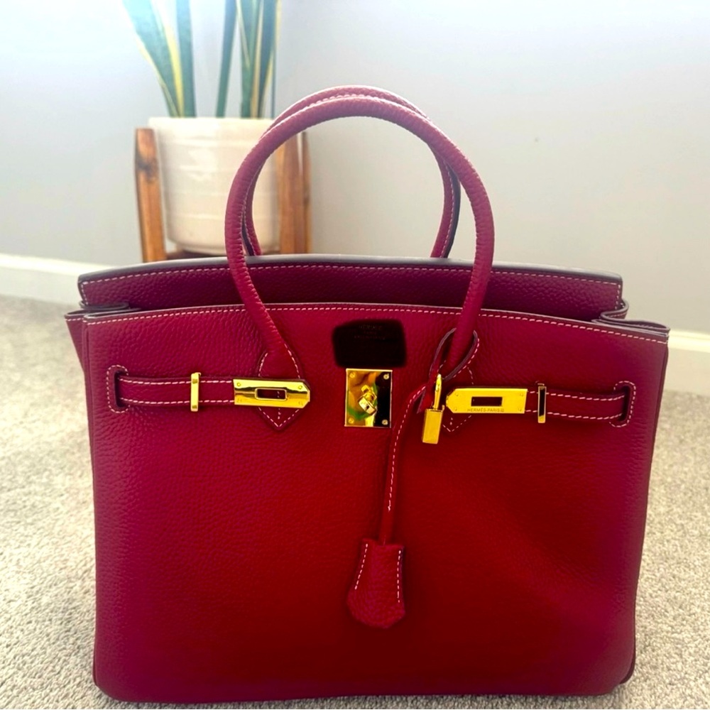 Birkin Style Purse